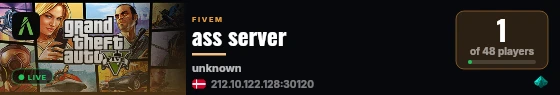 ass server live status badge