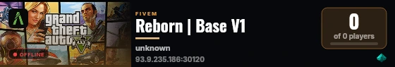 Reborn | Base V1 live status badge