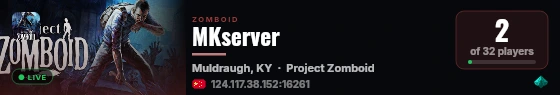 MKserver live status badge