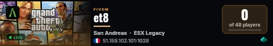 et8 live status badge