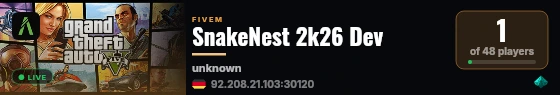 SnakeNest 2k26 Dev live status badge