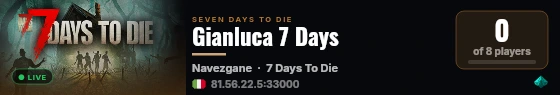 Gianluca 7 Days live status badge
