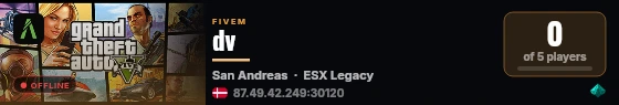 dv  live status badge