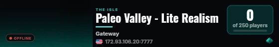 Paleo Valley - Lite Realism live status badge