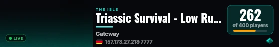 Triassic Survival - Low Rules/1.25x/Bot System & More live status badge