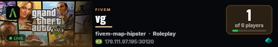 vg live status badge