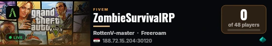ZombieSurvivalRP live status badge