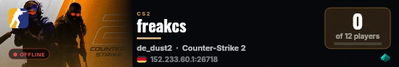 freakcs live status badge