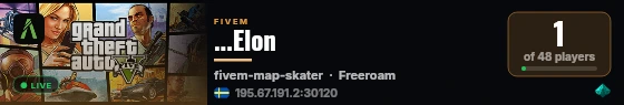 ...Elon live status badge