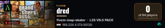 dred live status badge