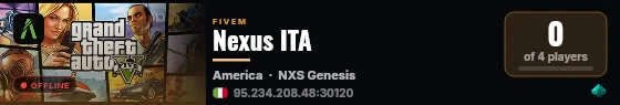 Nexus ITA live status badge
