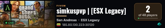 simkuspvp | [ESX Legacy] live status badge