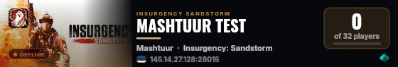 MASHTUUR TEST live status badge