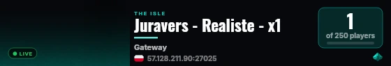 Juravers - Realiste - x1 live status badge