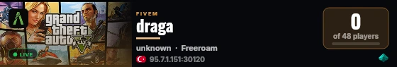 draga  live status badge