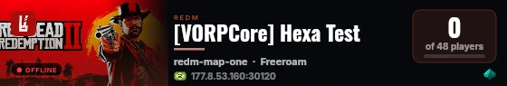 [VORPCore] Hexa Test live status badge