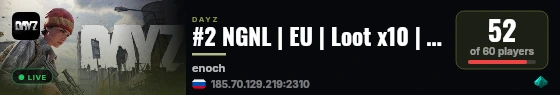 #2 NGNL | EU | Loot x10 | AX-50 BARET PKP CARS live status badge