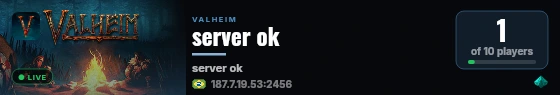 server ok live status badge
