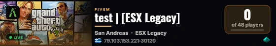 test | [ESX Legacy] live status badge
