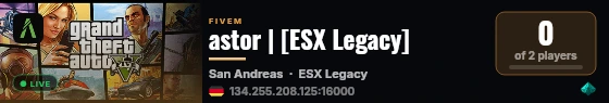 astor | [ESX Legacy] live status badge