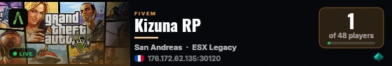 Kizuna RP live status badge