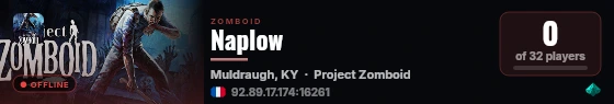 Naplow live status badge