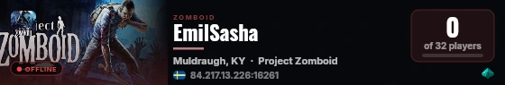 EmilSasha live status badge