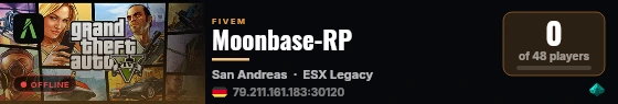 Moonbase-RP live status badge