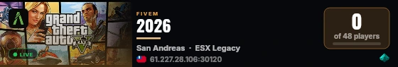 2026 live status badge