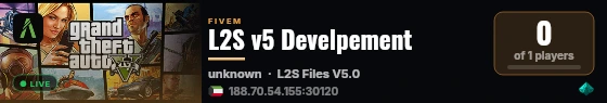 L2S v5 Develpement live status badge