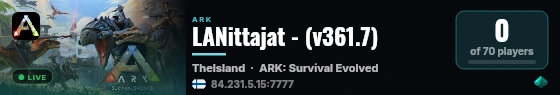 LANittajat - (v361.7) live status badge