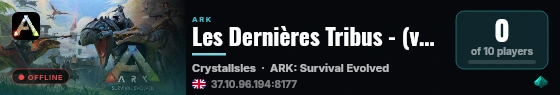 Les Dernières Tribus - (v361.7) live status badge