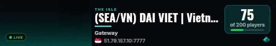 (SEA/VN) DAI VIET | Vietnam EVRIMA Survival live status badge
