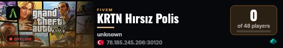KRTN Hırsız Polis live status badge