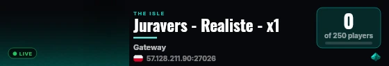 Juravers - Realiste - x1 live status badge