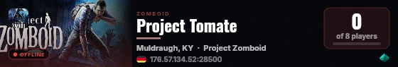 Project Tomate live status badge