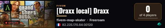 [Draxx local] Draxx live status badge