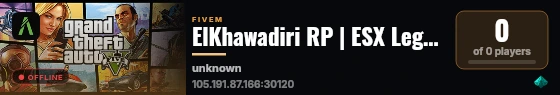 ElKhawadiri RP | ESX Legacy Server live status badge
