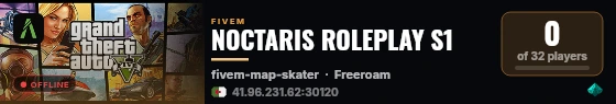 NOCTARIS ROLEPLAY S1 live status badge