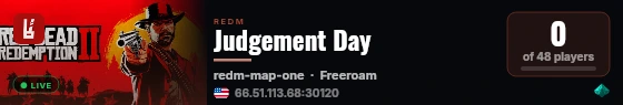 Judgement Day live status badge