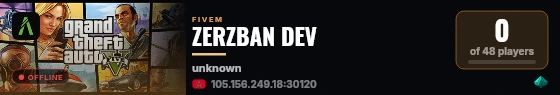 ZERZBAN DEV live status badge
