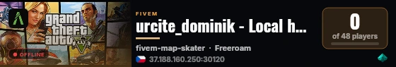 urcite_dominik - Local host live status badge