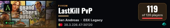 LastKill PvP live status badge