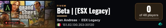 Beta | [ESX Legacy] live status badge