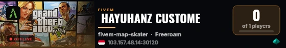  HAYUHANZ CUSTOME live status badge