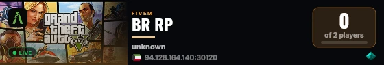 BR RP live status badge
