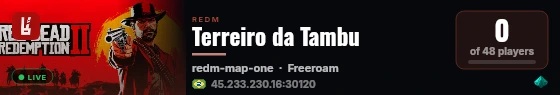 Terreiro da Tambu live status badge