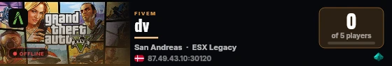 dv  live status badge