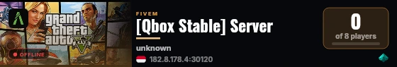 [Qbox Stable] Server live status badge