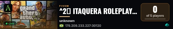 ITAQUERA SP ▬▬↭🡺 SÃO PAULO 🡸↭▬▬ live status badge